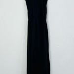 Derek Heart Women's Black Maxi Dress Size Small Strappy Back & Handkerchief Hem Photo 0