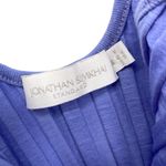 Jonathan Simkhai Irene Rib Jersey U Neck Bodysuit in Cornflower Blue Size M Photo 8