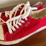 Levi's Red Canvas Sneakers Photo 2