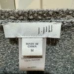 J.Jill Women’s Gray Sweater M | Silk Blend | Pinstripe Side Insets | Soft Knit Size M Photo 8