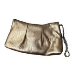 Henri Bendel Bronze Wristlet Clutch Purse Bag Chain Snap Lined Evening Going Out Photo 6