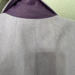 J.Crew NEW  Herringbone One-Button Blazer Purple Size 2 XS Linen Blend Preppy Photo 8