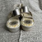 Fly London  Yazi Wedge Gold Sandals Shoes Womens Size 10-10.5 US 41 EU NEW Photo 5