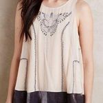 Anthropologie Moulinette Soeurs Velvet Beaded swing tank. Photo 0