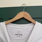 Lonely Ghost  White Crewneck Sweater Photo 2
