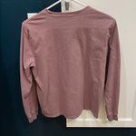 The North Face  mauve long sleeve cotton T-shirt Photo 1