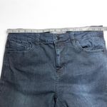 Women’s Dark Wash Black Bull Skinny Jeans size 30 with stretch Blue Photo 2