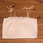 Patrons of Peace patron of peace crop top with white eyelet details ladies small spring cute Photo 0