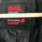 BAKUL Leather moto Jacket wool studded sleeves L Grunge Size L Photo 8