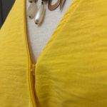 Chicme Bright Yellow Pleated Flowy Romper Size Large Photo 3