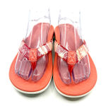 Vionic Tide Sequined Thong Sandals Coral Size 8 Comfort Walking Beach Casual Photo 0