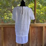 Beulah Style Women's White Linen Tunic Dress Size L Photo 2