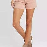 Universal Threads NWOT Rose Pink High Rise Shorts Cutoff Fringe New Photo 1