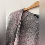 Torrid Women's Pink Purple Gray Stripe Ombre Long Sleeve Open Cardigan Sweater Photo 2