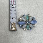 LC Lauren Conrad Lauren Conrad Crystal Flower Brooch Pin Photo 3