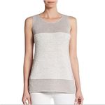 Lafayette 148 New York Knit Sleeveless Sweater Women Size Small Grey Gray *FLAW‎ Photo 9