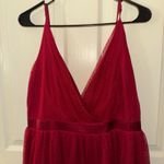 EXPRESS  Scarlet Red Tulle Dress Photo 1