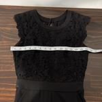 Bebe  Jumpsuit Black Lace Sleeveless Top Size 0 EUC Photo 6