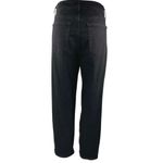 Old Navy Wow Loose Women's Black Straight Leg High Waisted Denim Jeans Pants 8 Photo 2