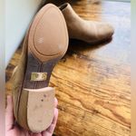 Gianni Bini  Stand-Bye Suede Ankle Boots - Size 5.5 Sahara Sand - Like New Photo 6