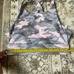 Fabletics Pink and Gray Camouflage Sports Bra Photo 7