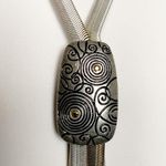 Chico's Flat Snake Chain Y Charm Necklace Photo 6