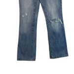American Eagle Favorite Boyfriend Jeans Distressed Y2K Retro 90s Bootcut Size 6 Blue Photo 3