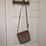 Tommy Hilfiger NWT  Brown Monogram Crossbody Handbag Purse Leather Photo 10