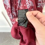 Free People Golden Hour Maxi Dress Wine Red Floral Size S Photo 8