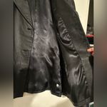 Vintage Black Leather Blazer | 100% Genuine Leather | Size 18 Photo 2