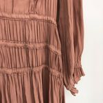 Current Air Pleated Ruffle Trim Midi Dress size Small NWT Photo 5