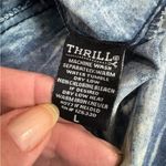 Thrill Jeans Acid Wash Denim Jacket Blue Snap Front Large Retro 80s Style EUC Photo 8