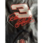 Vintage NASCAR Dale Earnhardt Women's Black 100% Leather Tank Top 2XL Black Size undefined Photo 2