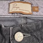 Paige Laurel Canyon Charcoal Gray Low Rise Flare Corduroy Jeans Pants Size 30 Photo 3