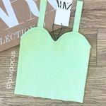 ZARA NWT  green knit crop top. Photo 3