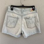 MOTHER‎ The Proper Denim Hella Hot Shorts Size 26 Blue Photo 1