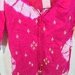 Juicy Couture  women's medium silk flutter tie-neck tunic "FRUIT PIE" dress Photo 1