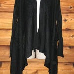 NWT Black Angora Cardigan Sweater Black Size M Photo 0