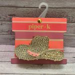 Piper K Gold Cowboy Hat Hair Clip Photo 0
