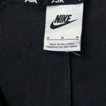 Nike Air Black Long Sleeve Ribbed Bodycon Dress Photo 8