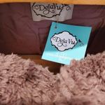 Deja Vu  mocha brown Teddy coat small collared zip Photo 3