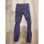 Lululemon  High Rise Pocket Leggings Size 6 Purple Zipper Pockets Athleisure Photo 1