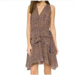 Derek Lam Derek Lamb 10 Crosby Silk Medallion Floral Dress‎ Photo 1