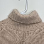 Caslon Women’s Tan Chunky Cable Knit Turtleneck Sweater Size Medium NWT Photo 15