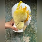 Vintage Woodstock Snoopy Peanuts plush winter ear muffs Yellow Photo 5