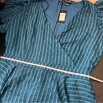 City Chic ✨  First Date Playsuit Teal Romper Large 20 NWT Photo 13