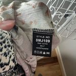 POL Floral Duster Kimono Tassel Tie Animal Print Boho Indie Hippie Size M Photo 4