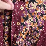 Free People  Fiorella Shorts Romper Midnight Combo Maroon Medium Photo 4