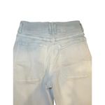 Anthropologie  Women 27 Ombre Straight Leg High Rise Jeans Faded Blue, White Boho Photo 4