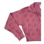 Victoria’s Secret PINK Thermal Waffle Knit Jogger Pants Top Set Soft Begonia XS Photo 4